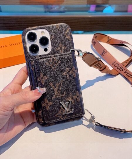 Louis Vuitton Monogram Iphone Case Brown