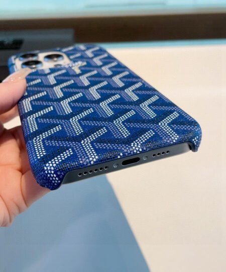 Alternative view of Goyard Iphone Case Blue
