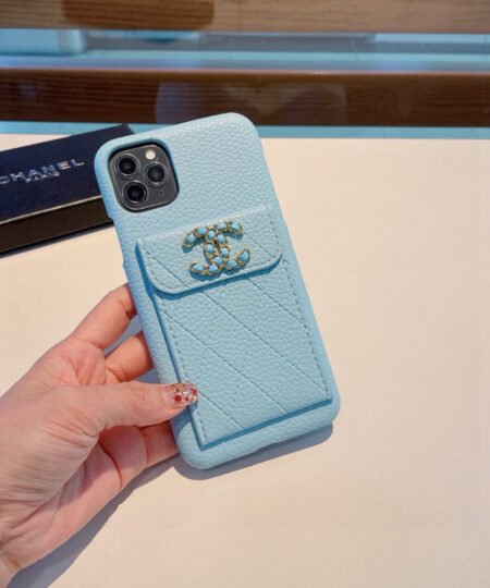 Chanel Iphone Case Blue