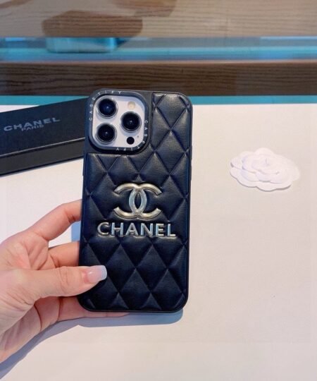 Chanel Iphone Case Black