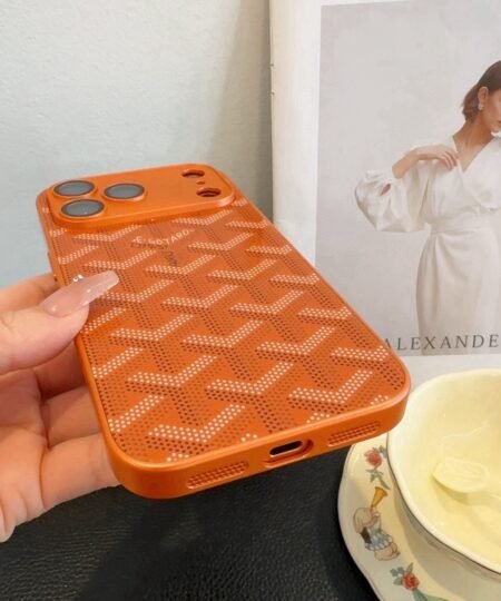 Alternative view of Goyard Iphone Case Orange
