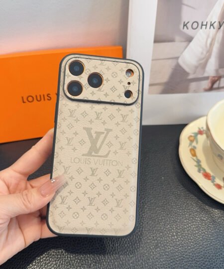 Louis Vuitton Iphone Case Light Beige