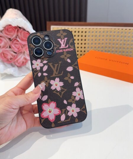 Louis Vuitton Murakami Iphone Case Brown