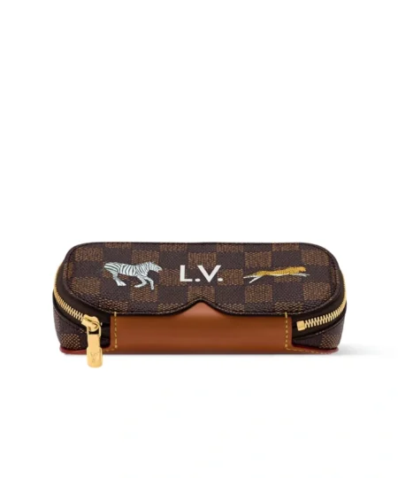 Louis Vuitton LV x The Darjeeling Limited Anna Sunglasses Pouch Brown 17cm/6.7in - GI1578