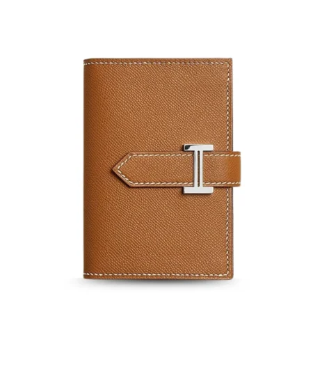 Hermes Bearn Mini Wallet Brown For Women 4.1in/10.3cm H084818CK37