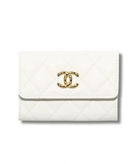 Chanel Classic Flap Card Holder White For Women 11.5cm/4.5in - AP5019-B22653-10601