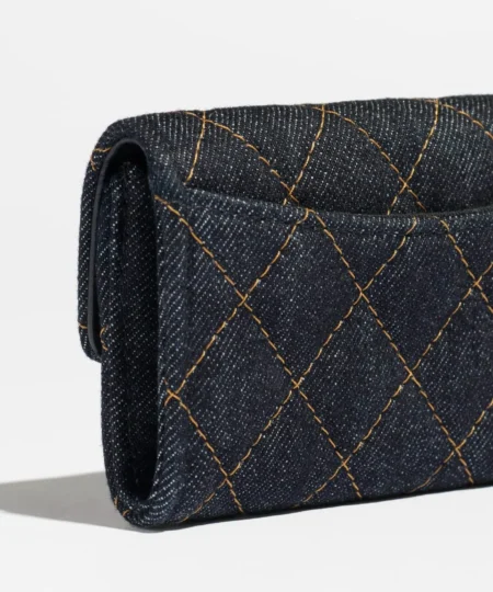 Alternative view of Chanel Classic Flap Card Holder Dark Blue For Women 11.3cm/4.4in - AP0214-B23492-U7663