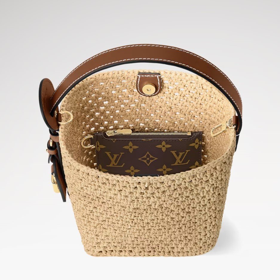 Louis Vuitton All In BB Bucket Bag 6.3in/ 16cm Brown Gold Hardware For Women M14217 - Image 7