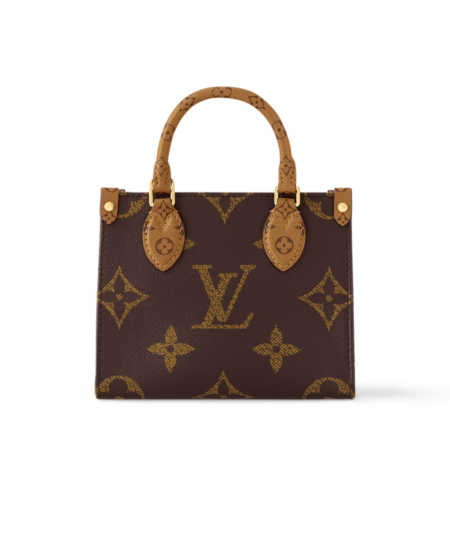 Louis Vuitton OnTheGo BB Tote Bag 7.1in/ 18cm Monogram Reverse Gold Hardware For Women M46839