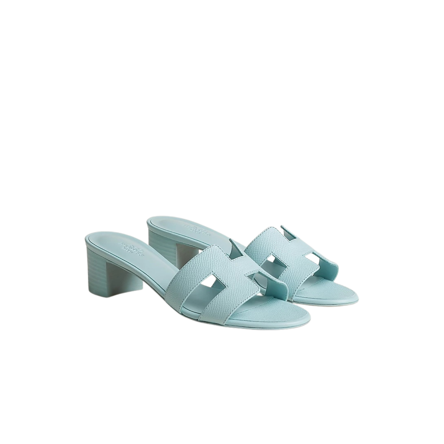 Hermes Oasis Sandals Bleu Brume For Women H151215Z BU365