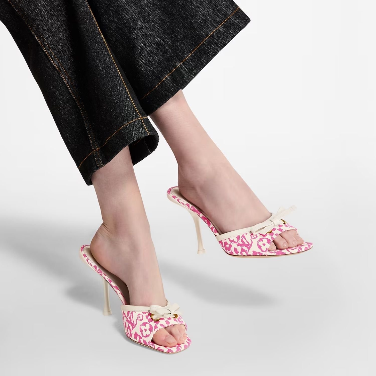 Louis Vuitton 6AM Mules Pink For Women 1AJLK9 - Image 3