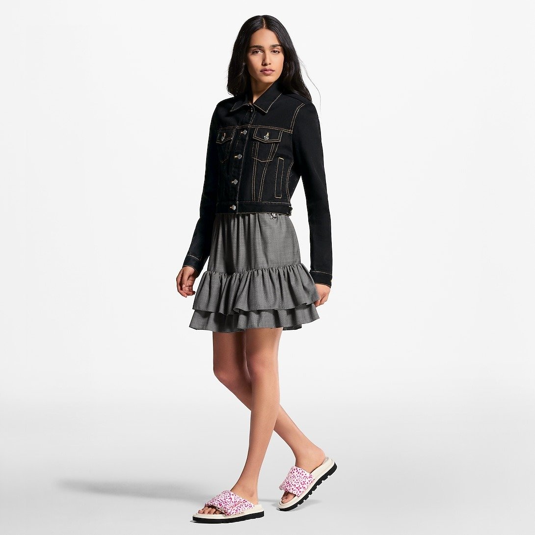 Louis Vuitton Pool Pillow Flat Comfort Mules Pink For Women 1AJN96 - Image 3